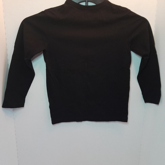 2 Pack Children's Plain Black Long Sleeve Tshirt And Kids Headquarters Top Dog 6 - Picture 8 of 12